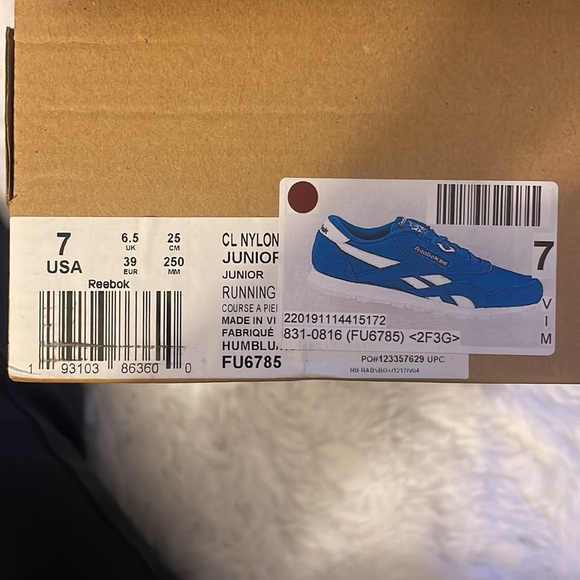 final !! Reebok Classic USA 7 , 6.5 UK, 25 cm, 39 Eur , 250 mm, Nylon - Picture 5 of 17